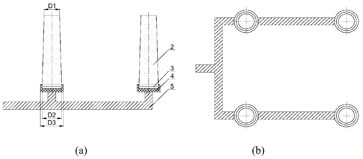 Ladle breathable upper nozzle seat brick and method for controlling ladle slag