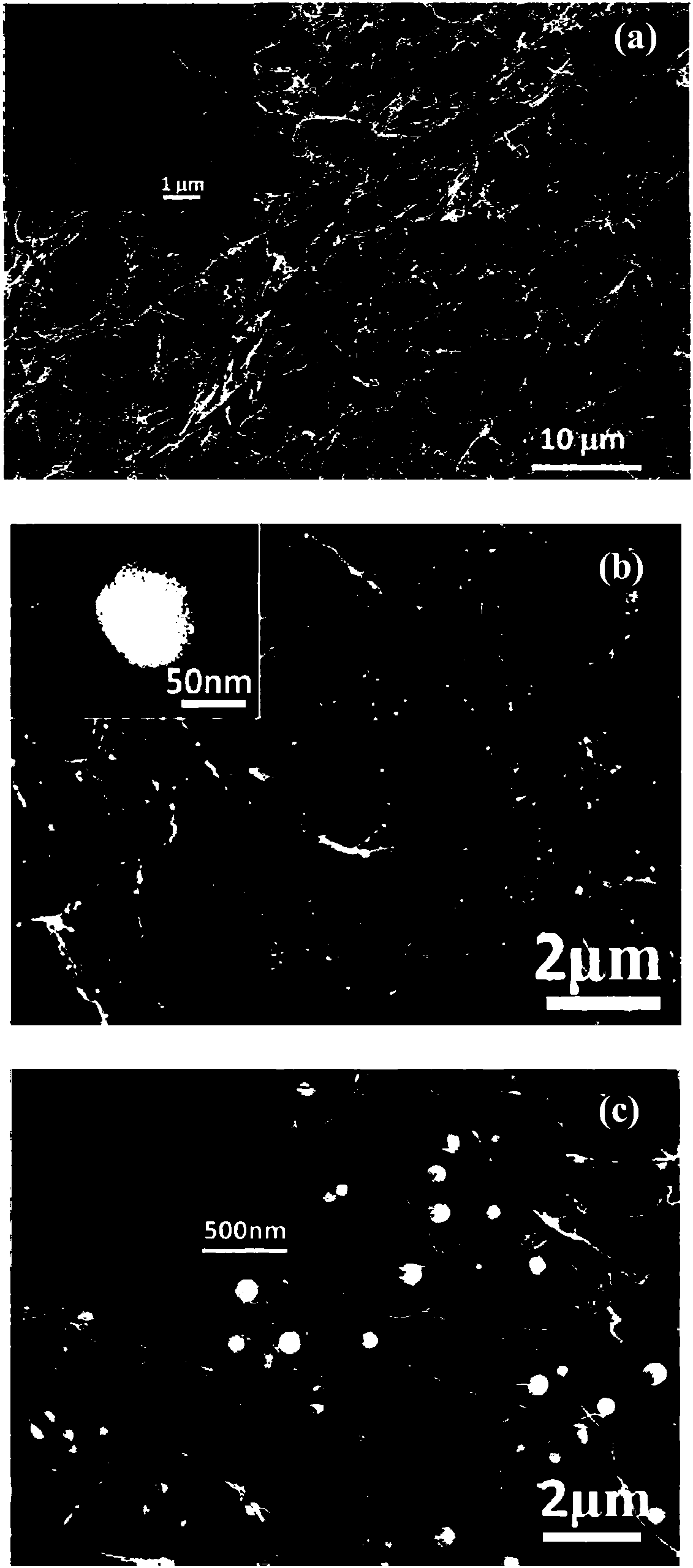 Beaded structural nano zero-valent iron/cellulose composite material and application thereof