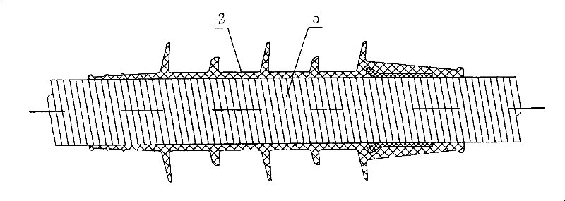 Method for pre-expanding cold-shrinking cable accessory