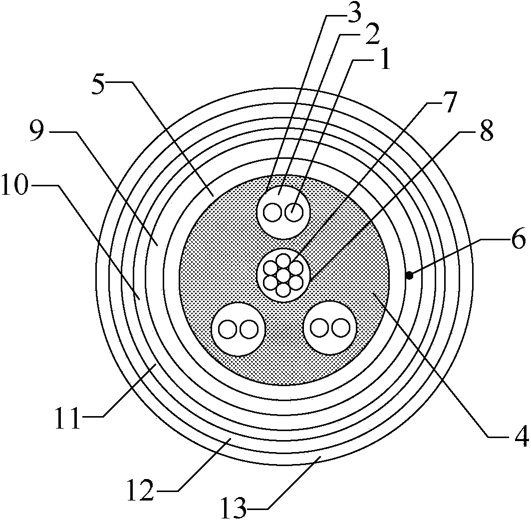 High-reliability communication optical cable