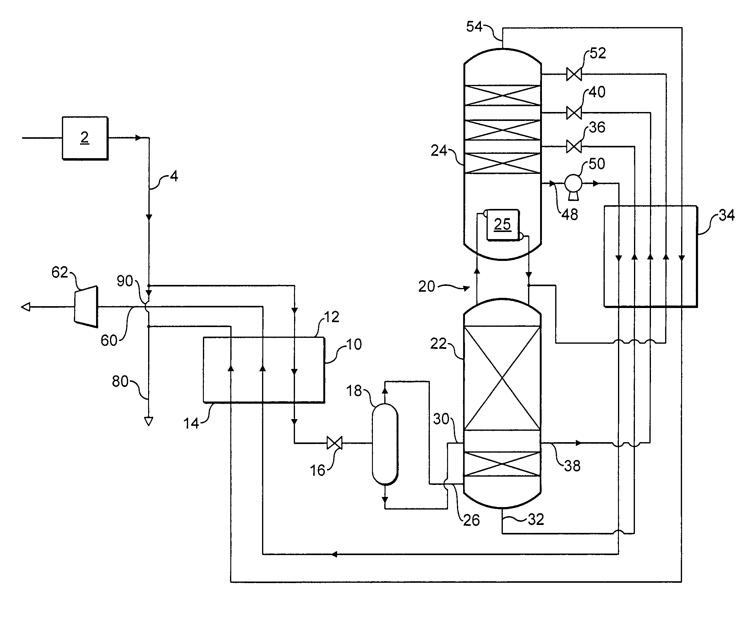 Nitrogen rejection method and apparatus