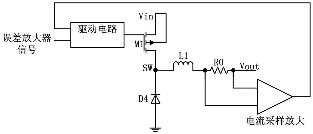 Current-limiting protection circuit of bipolar process switching power supply