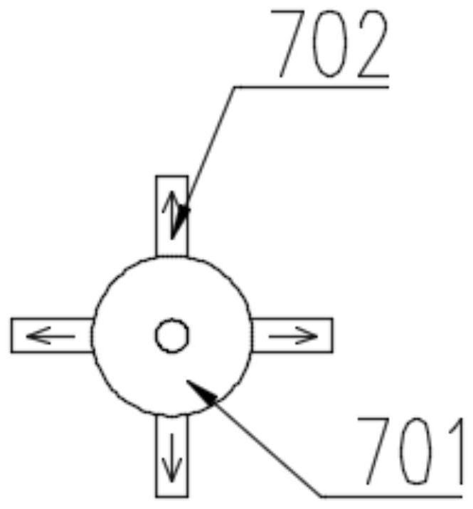 A second combustion chamber structure device for hazardous waste incineration