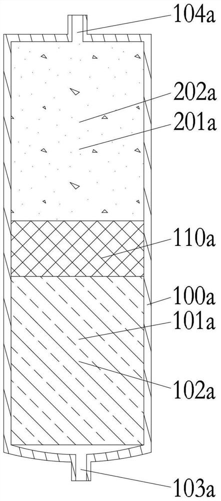 An antiscaling filter element assembly