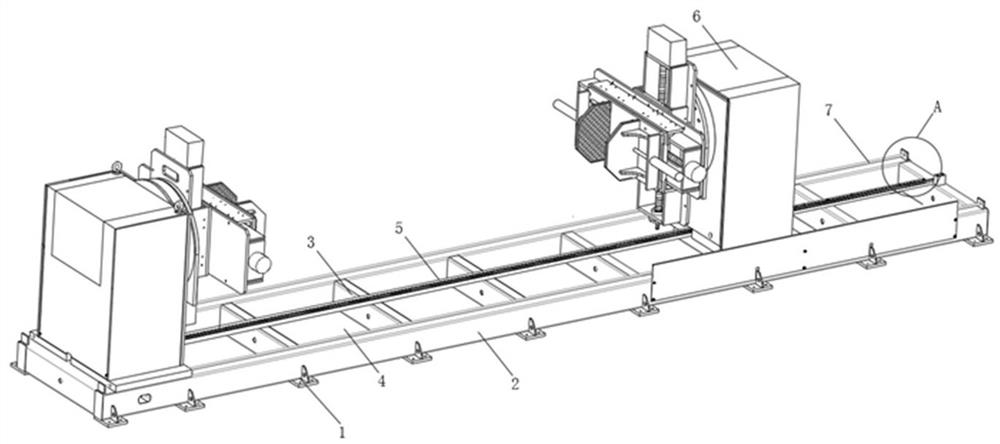 Fixing device and method for spliced operation ladder