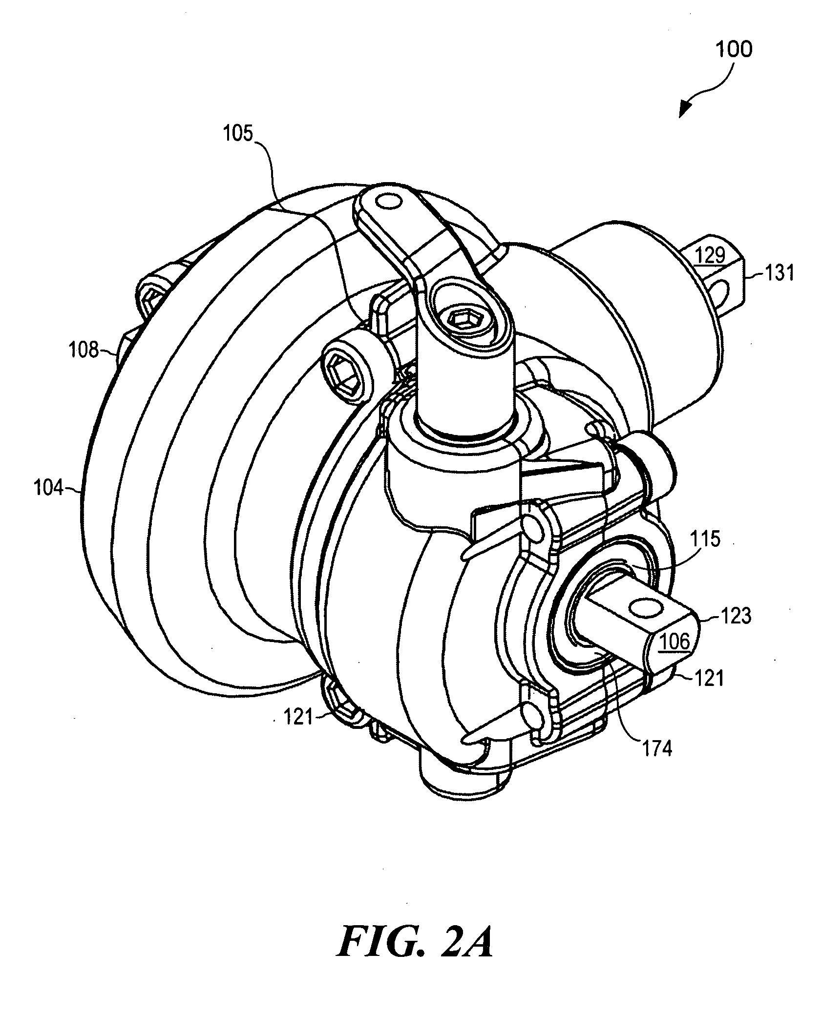 Locking differential assembly for a model vehicle