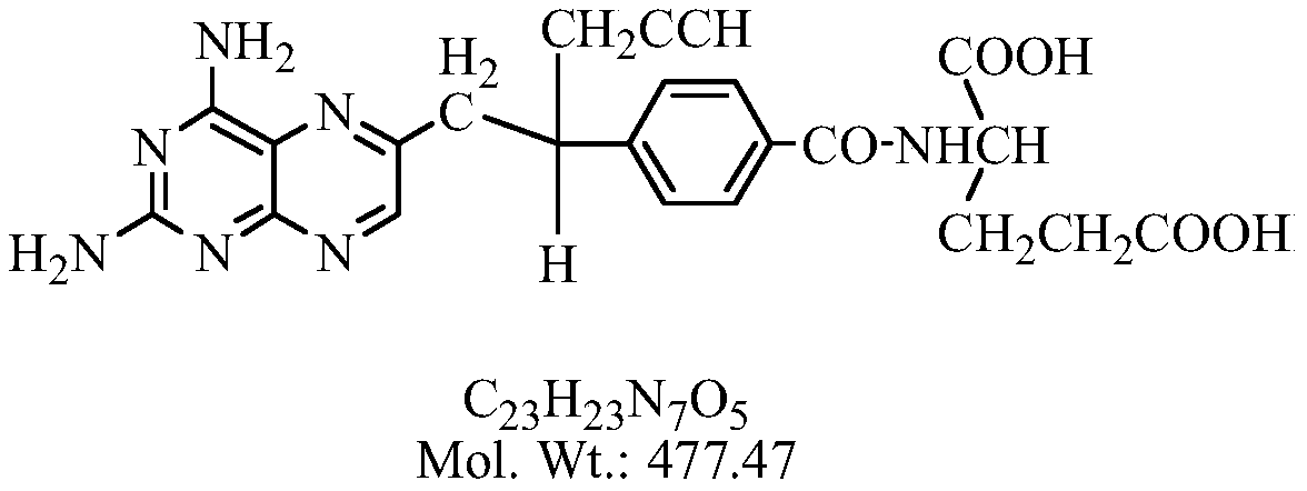 A kind of preparation method of high-purity pralatrexate intermediate