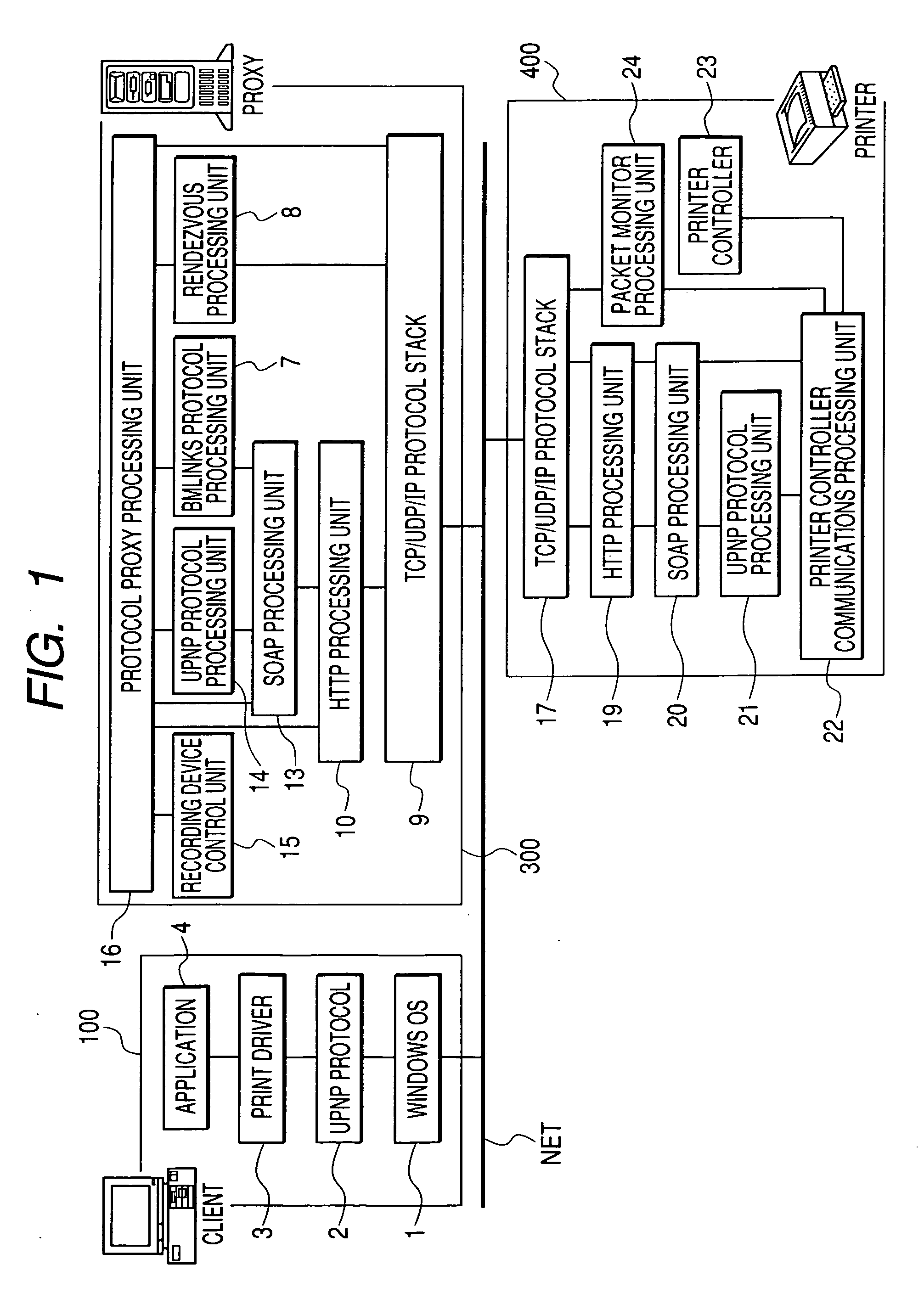 Network service system, service proxy processing method, computer-readable storage medium storing program, and program therefor