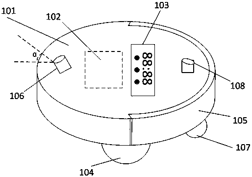 Positioning device and method based on depth vision and robot