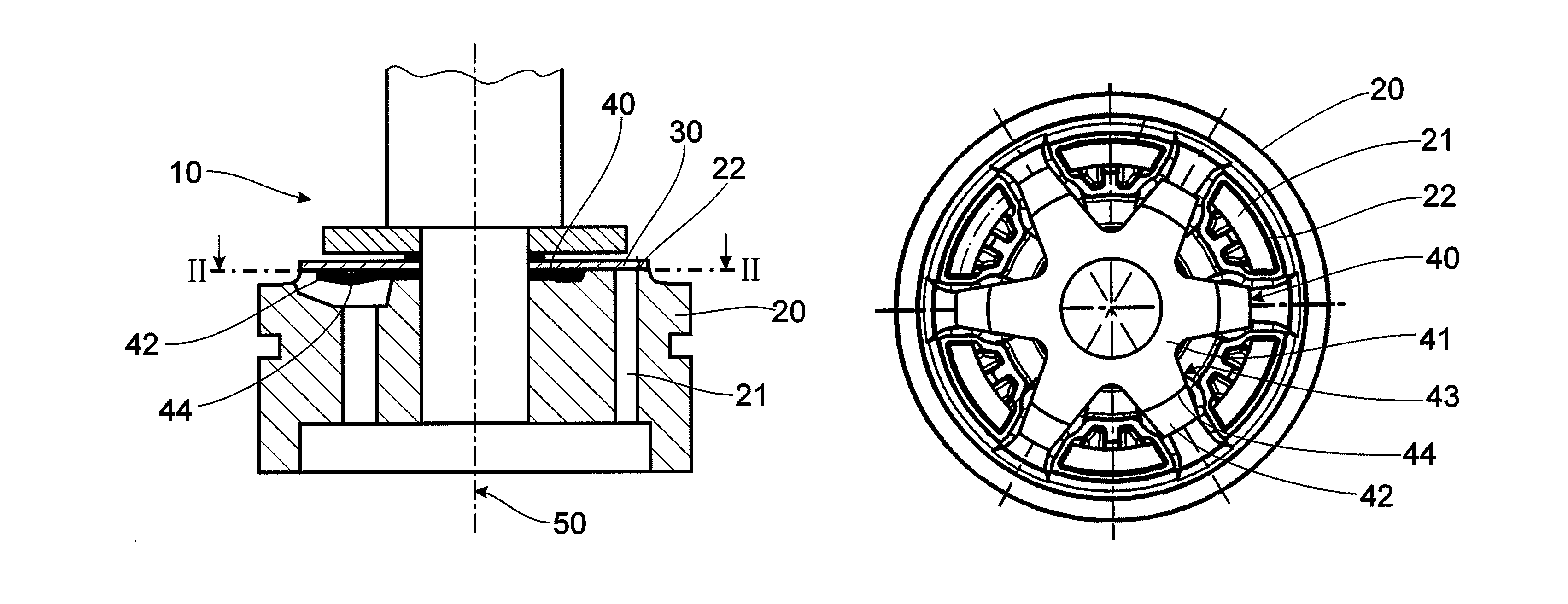 Damping valve arrangement for a vibration damper