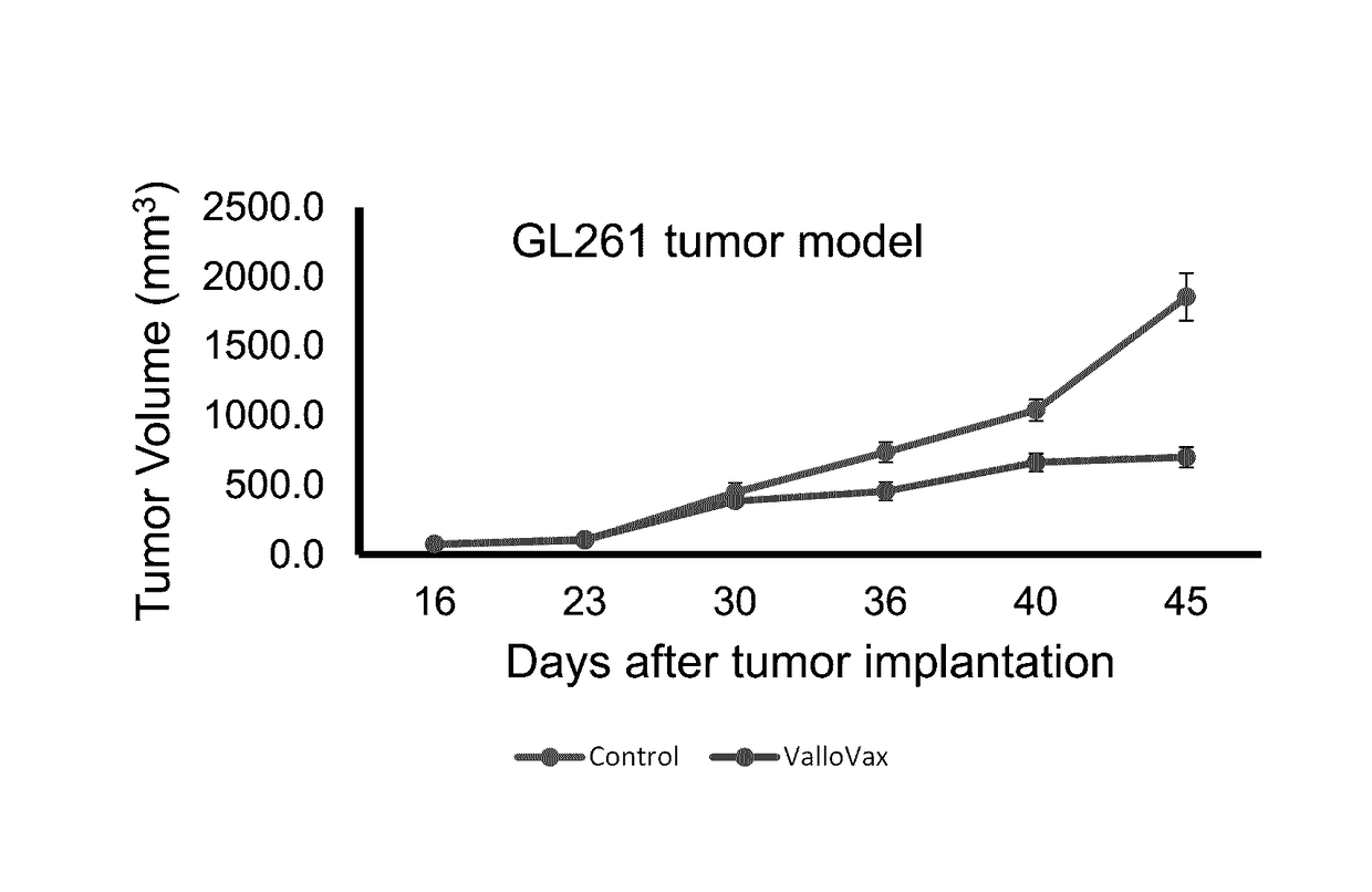 Treatment of glioma by Anti-angiogenic active immunization for direct tumor inhibition and augmentation of chemotherapy, immunotherapy and radiotherapy efficacy