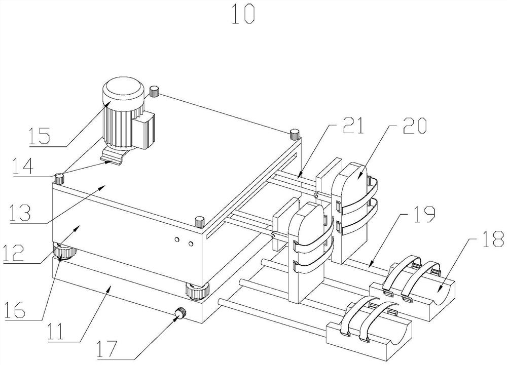 Interventional postoperative ankle pump winding exercise device