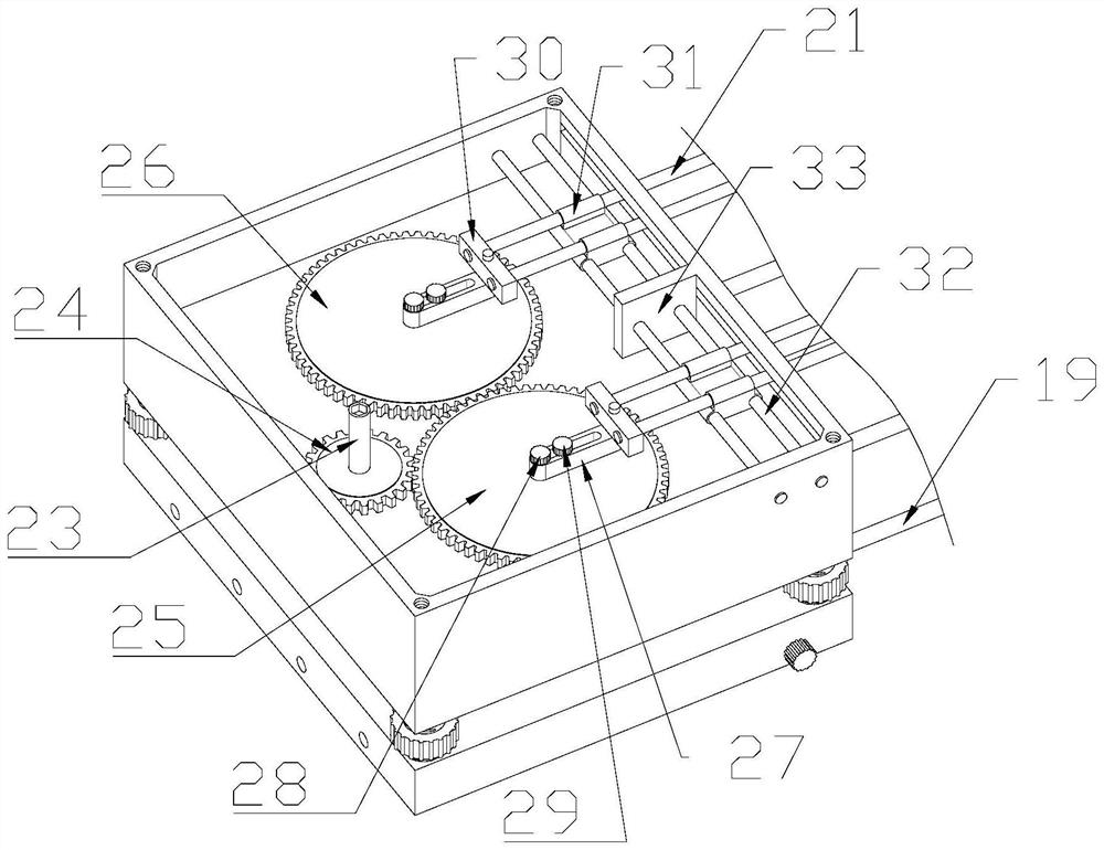 Interventional postoperative ankle pump winding exercise device