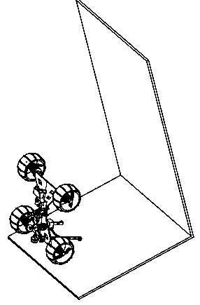 A robot with obstacle-surmounting function