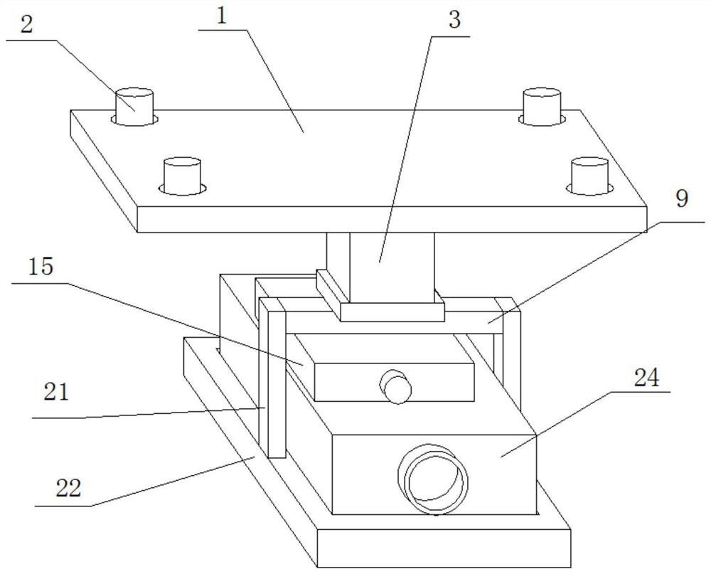 Camera suspension device for aerial photography of unmanned aerial vehicle