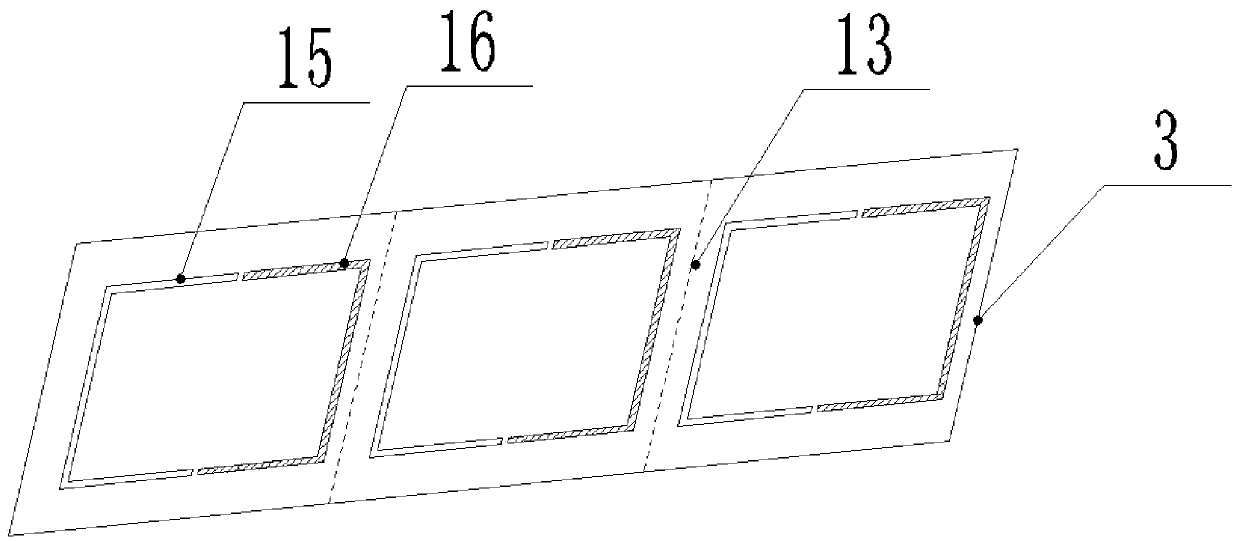 Disposable device for sampling and collecting frozen intraoperative pathological tissue and application of device