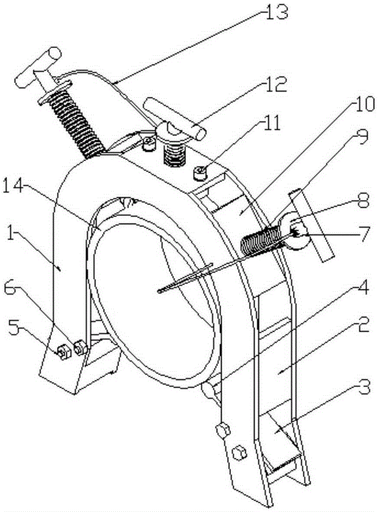 A multi-functional fast installation clamp and its use method