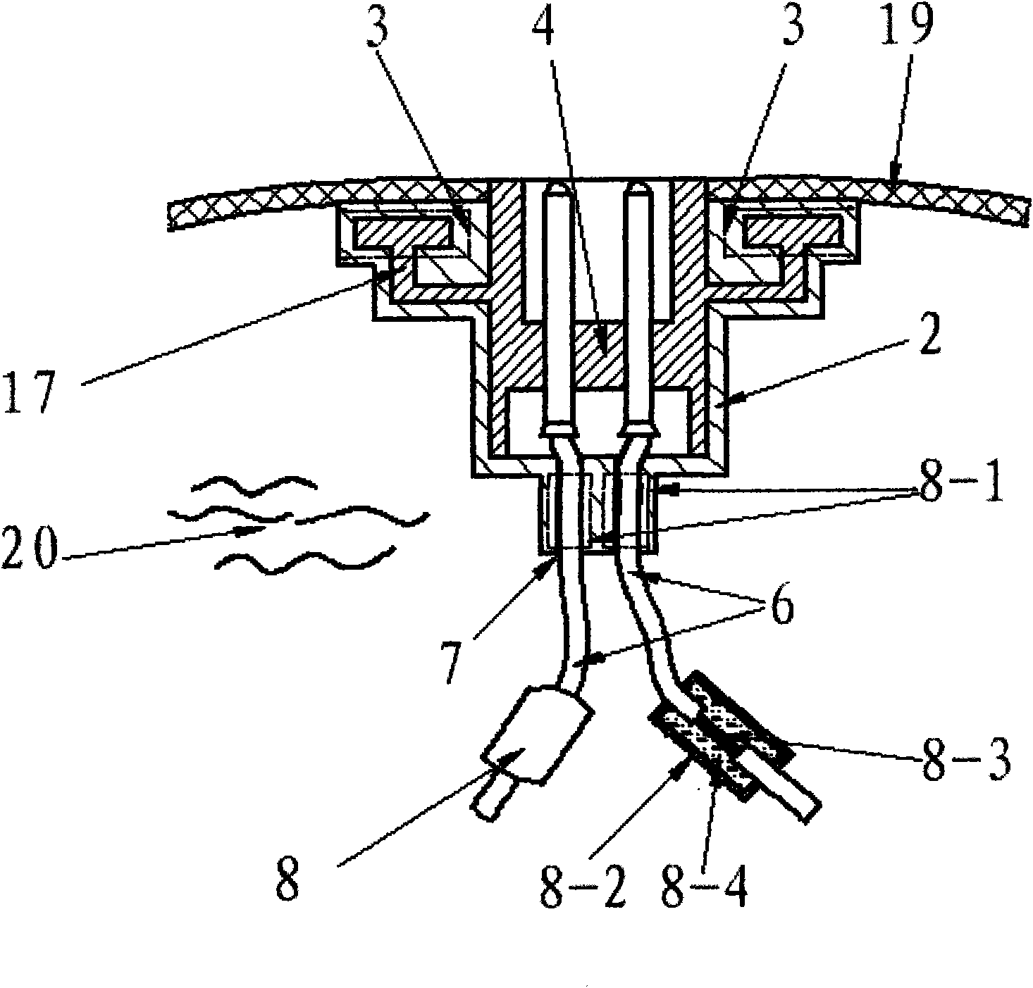 Electrical socket of electric heating bag