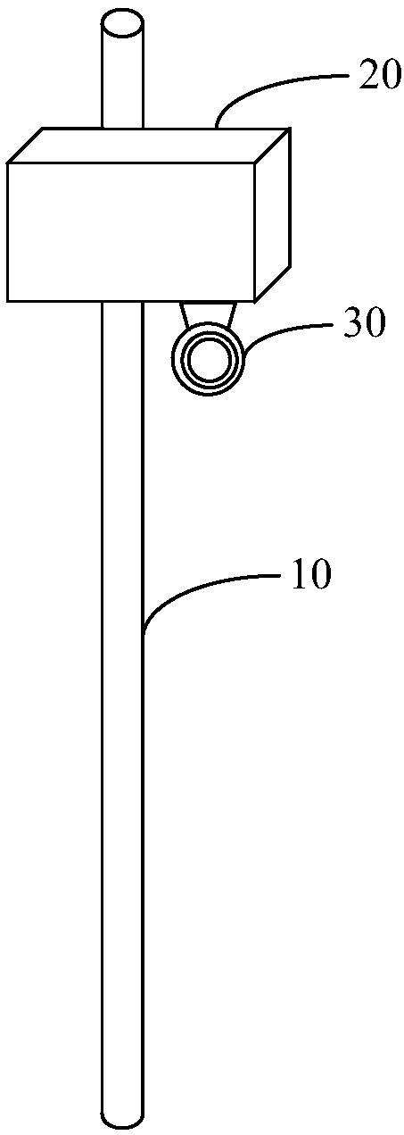 High-voltage power cable anti-breaking monitoring device