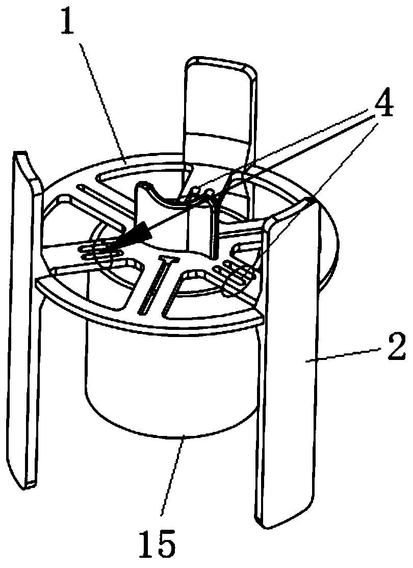 Artificial heart valve support frame and packaging device