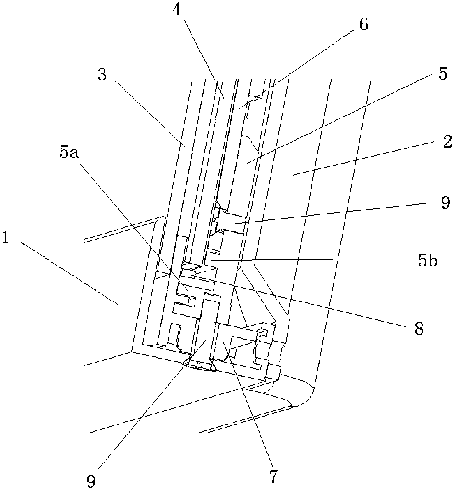 Liquid crystal display television assembly structure