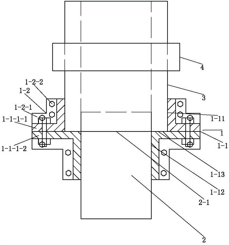 Hooping apparatus for concrete column construction joints