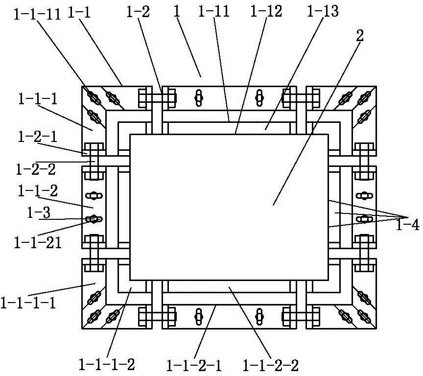 Hooping apparatus for concrete column construction joints