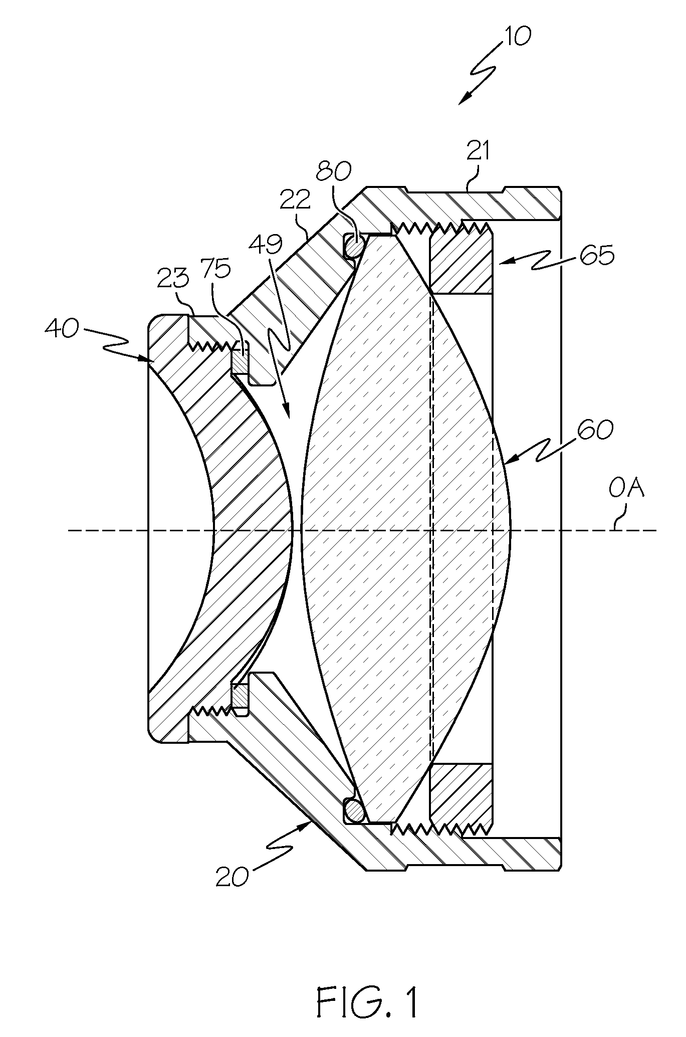 Sterilizable ophthalmoscopy lens system