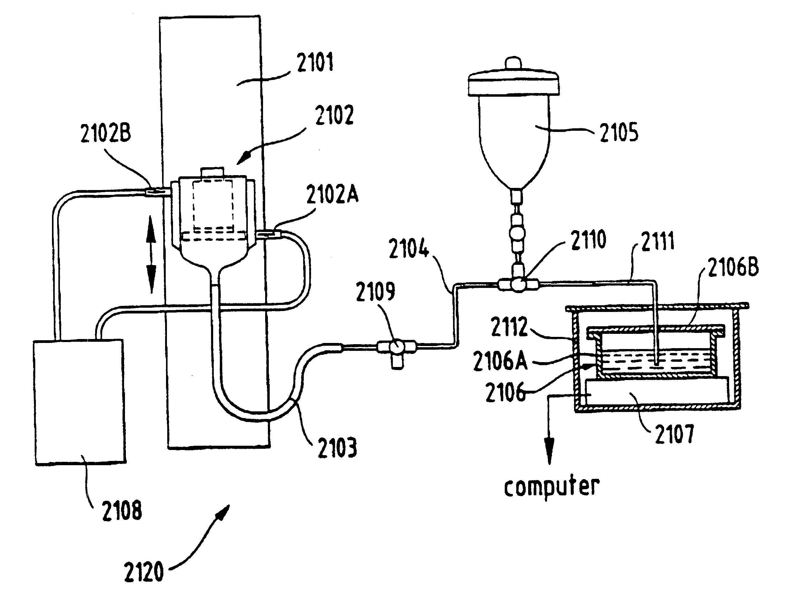 Device for managing body fluids comprising a fast acquiring liquid handling member that expands upon liquid acquisition and contracts upon liquid release