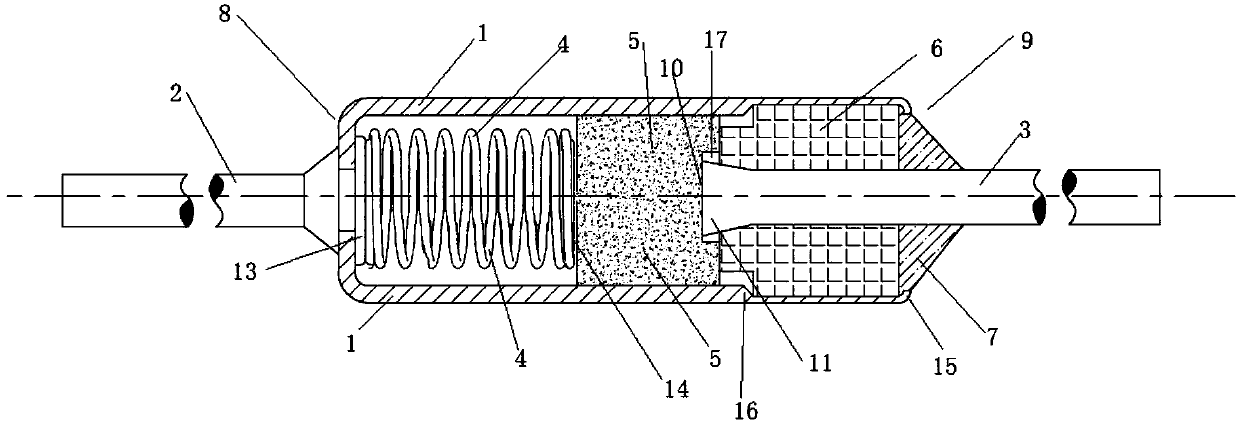 A temperature-sensitive changeover switch