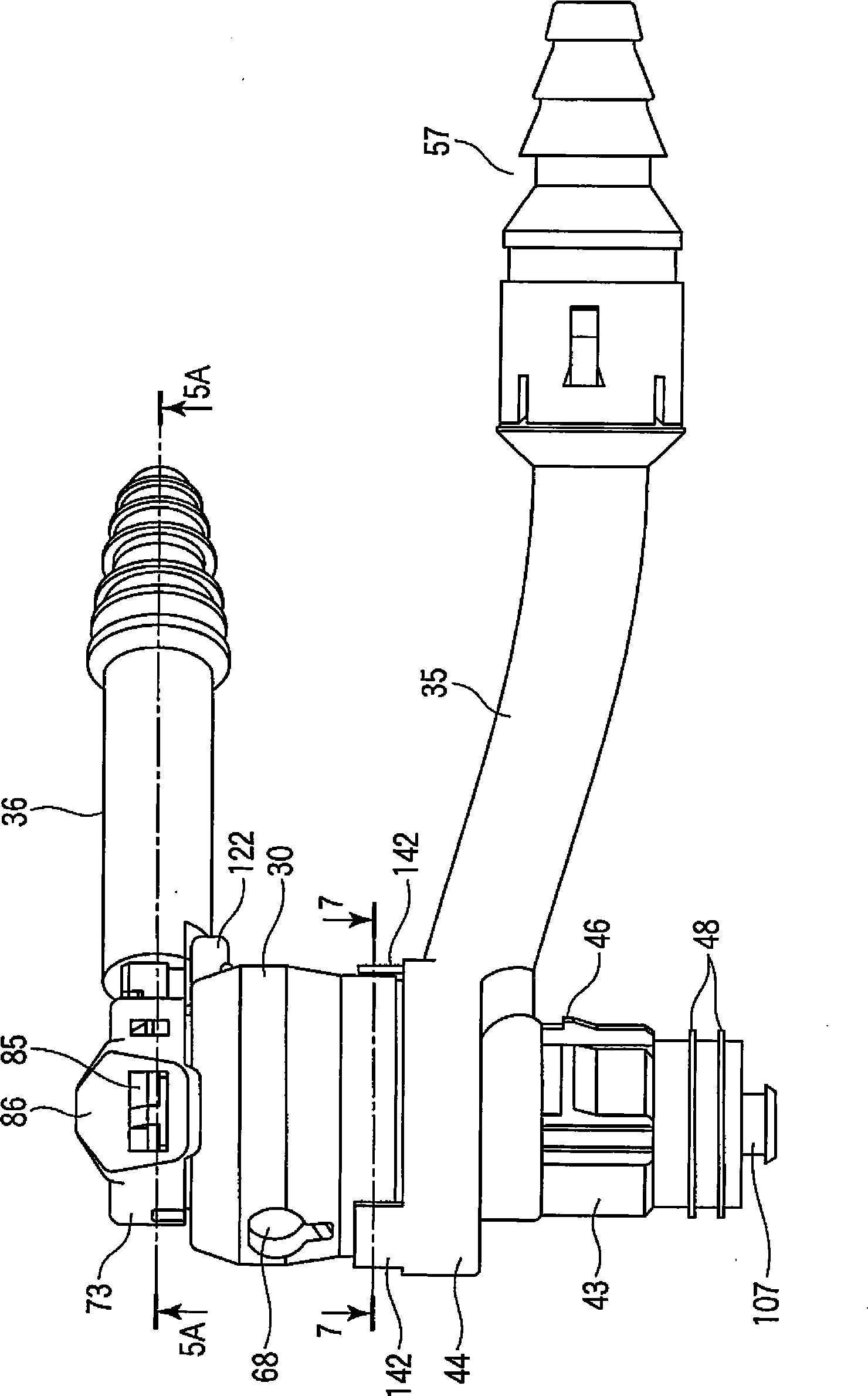 Fluid control device for endoscope