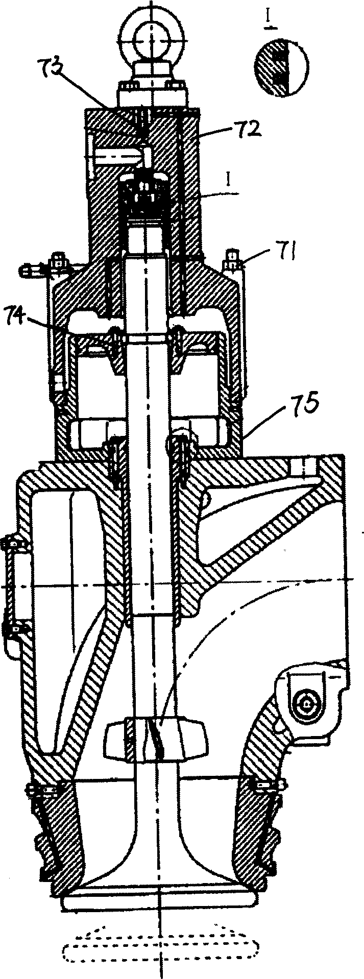 Exhaust valve return working table