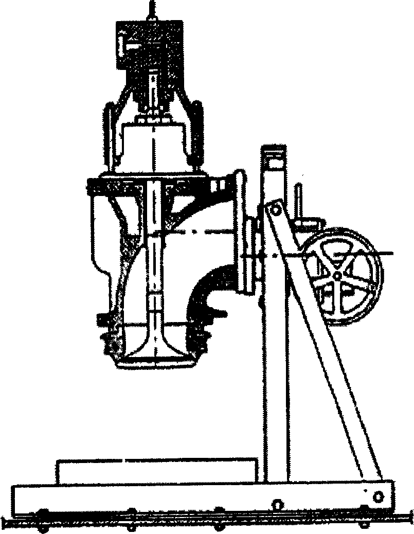 Exhaust valve return working table