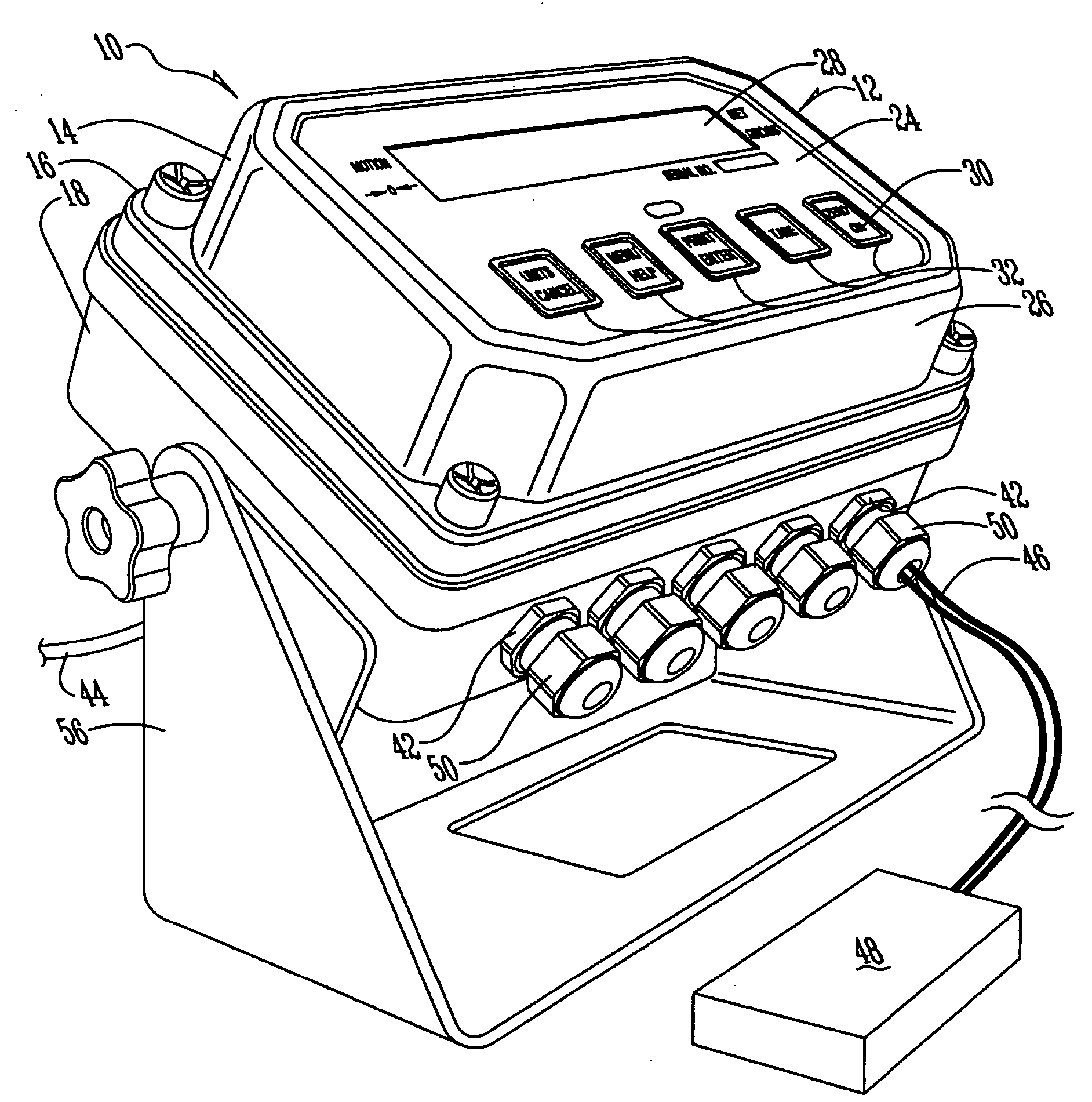 Modular sealed portable digital electronic controller
