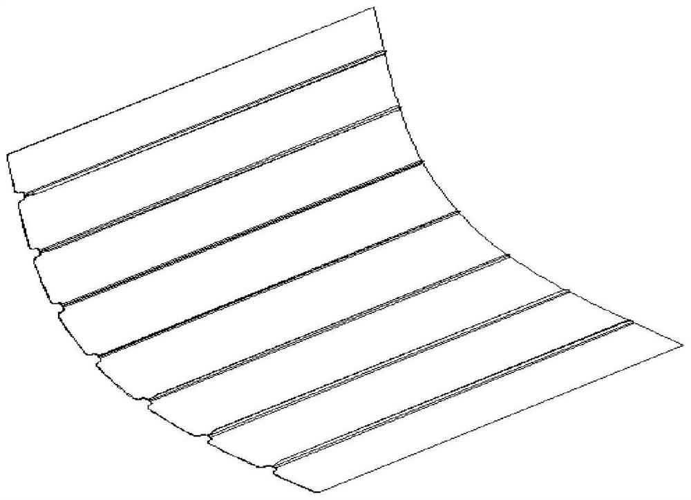 Composite manufacturing device for high-rib thin-wall aluminum alloy wallboard part and using method