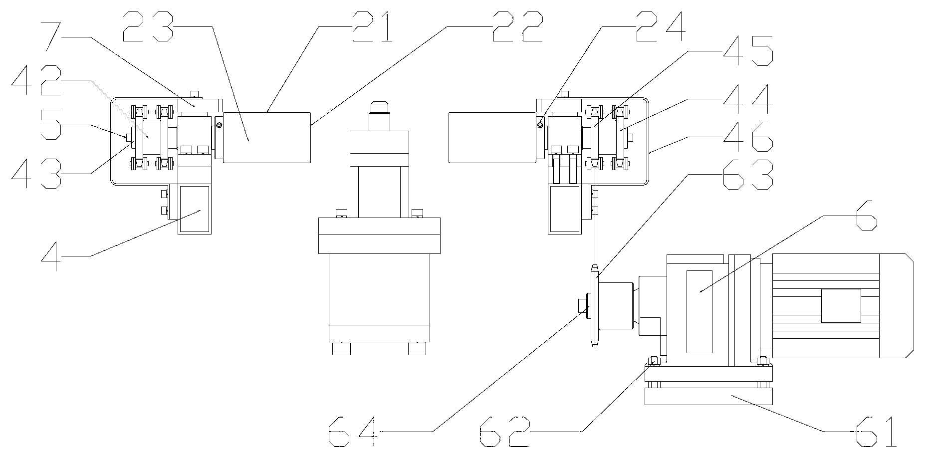 Automatic feeding and discharging roller conveyor