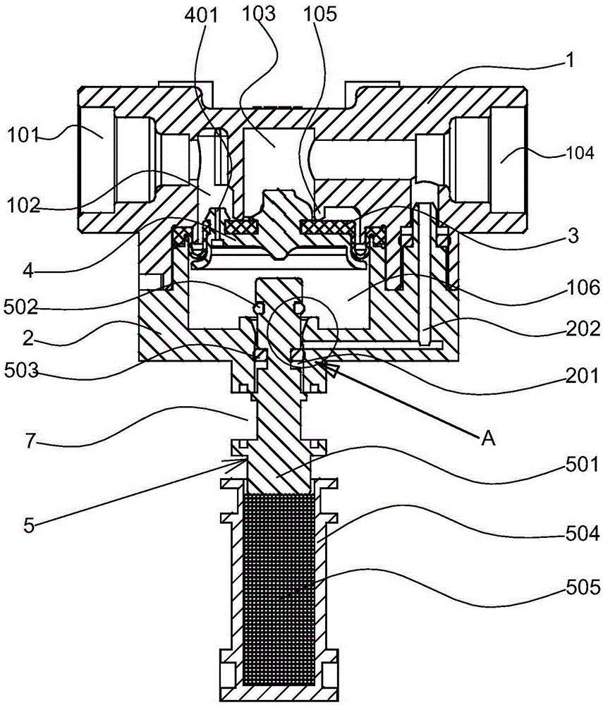 Leakage sensor automatic shut-off valve