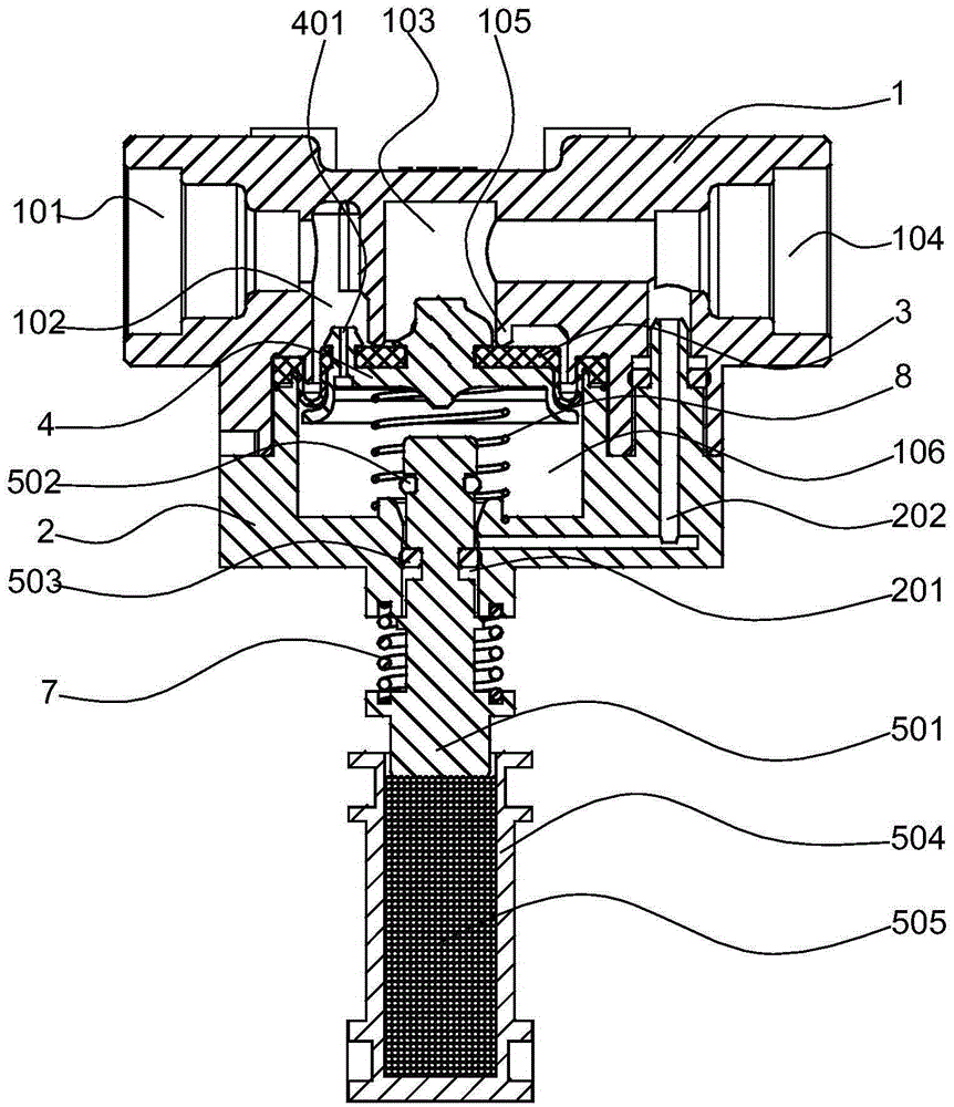 Leakage sensor automatic shut-off valve