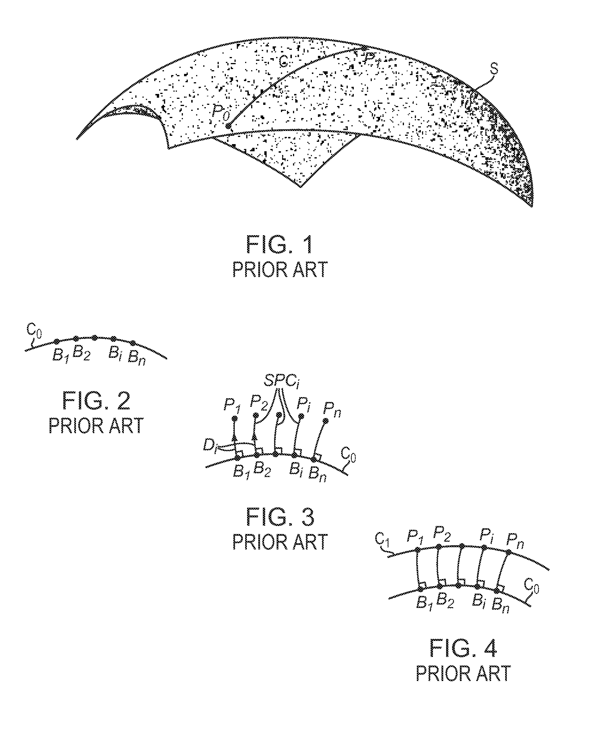 Part modeled by parallel geodesic curves