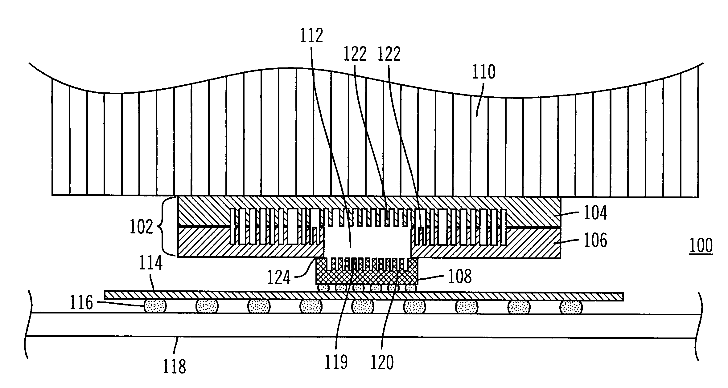 Thermal interposer for thermal management of semiconductor devices
