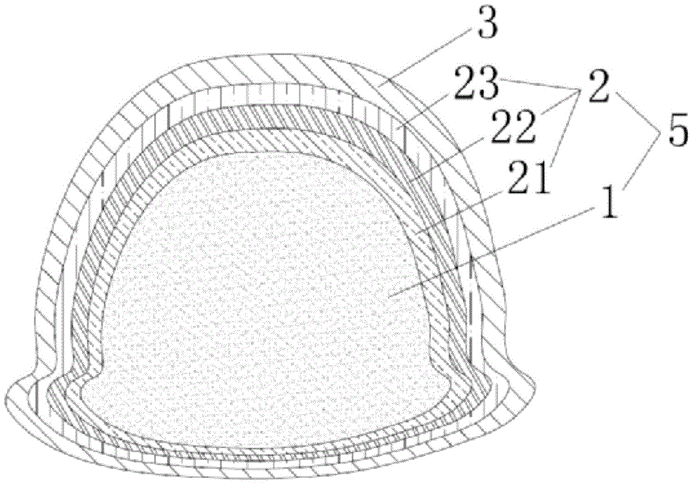 A kind of manufacturing method of fully reflective safety helmet