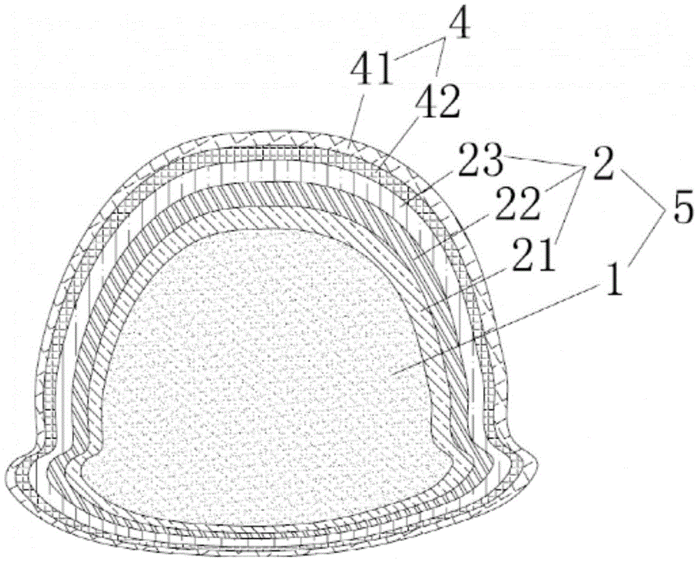 A kind of manufacturing method of fully reflective safety helmet