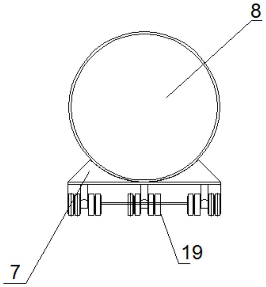 Boosting transport vehicle for wind power tower drum