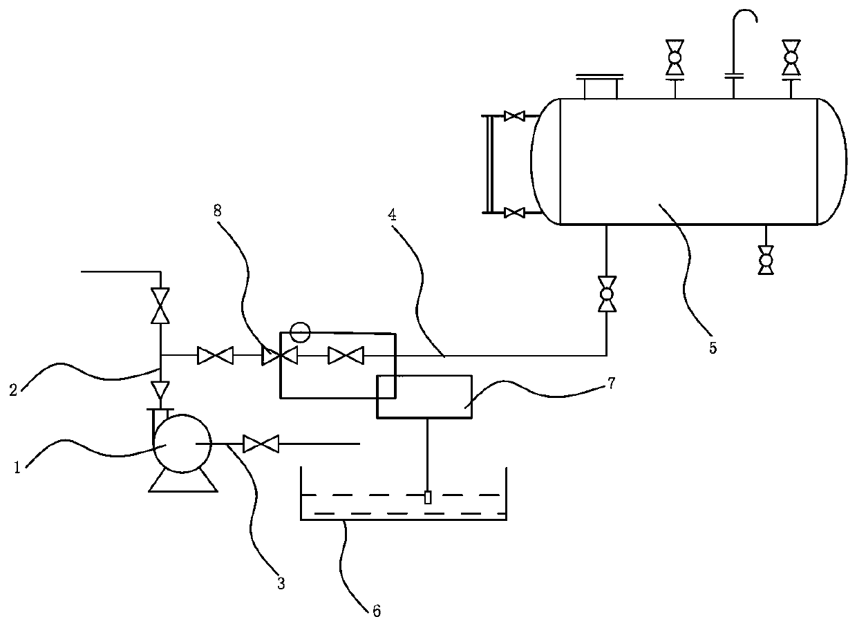 Scale removal device for water ring vacuum pump in running