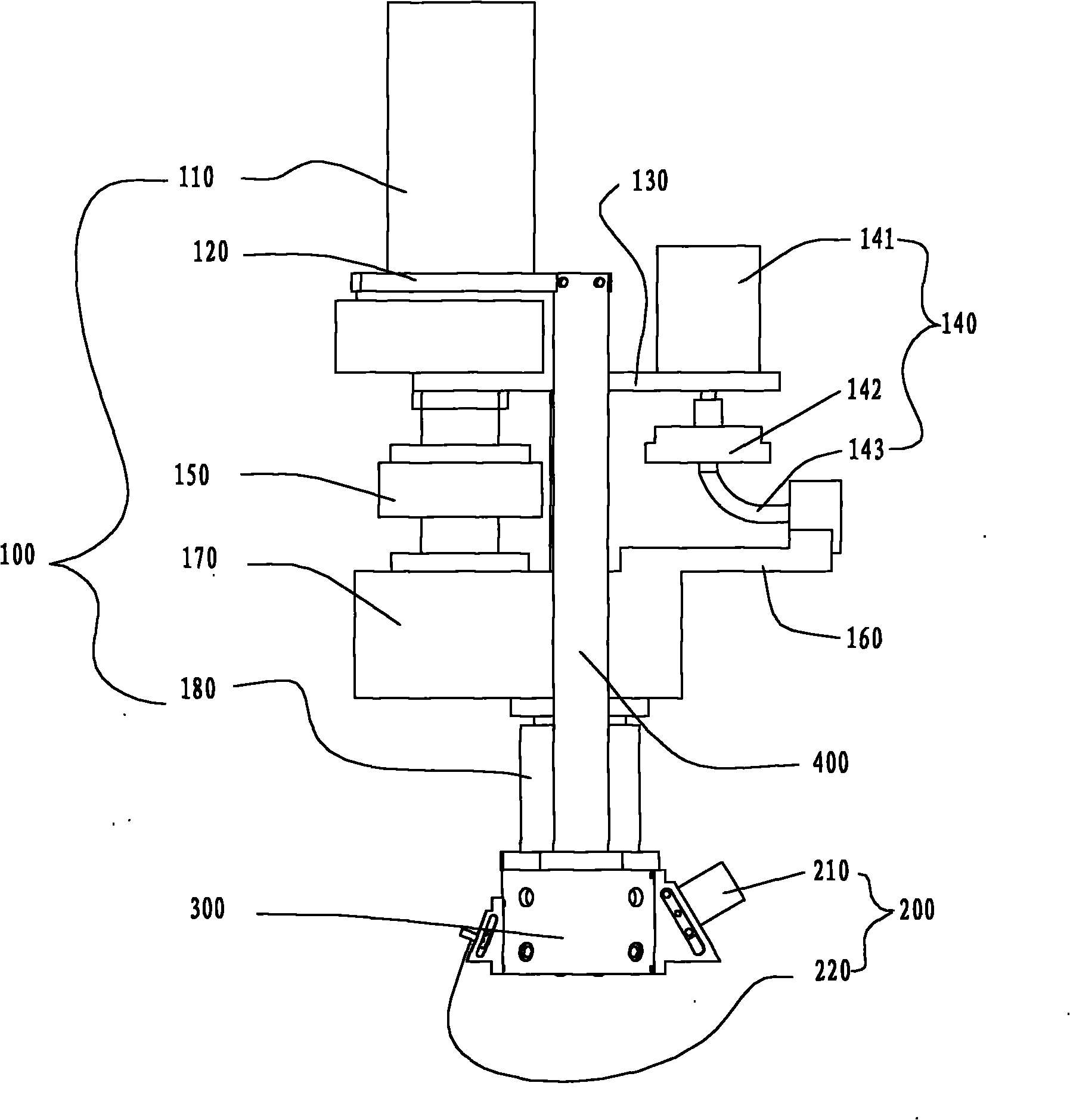 Gas protection device for laser-arc hybrid welding and laser-arc hybrid welding machine