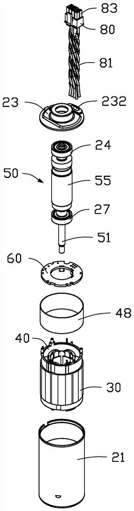 Motor device and its stator