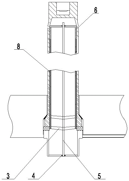 Dust sweeping device for filter element of dust collector