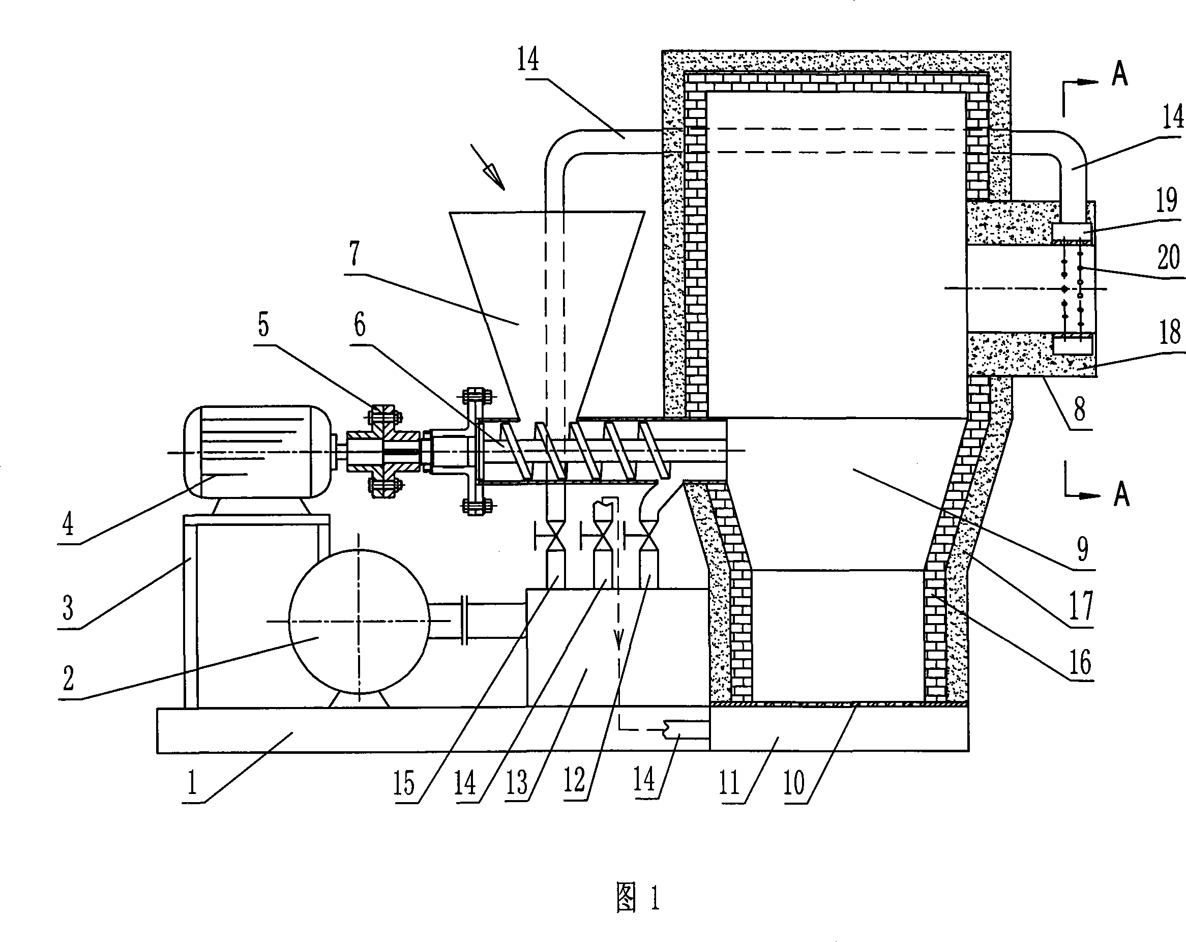 Method and apparatus for biomass ebullition, gasification and combustion