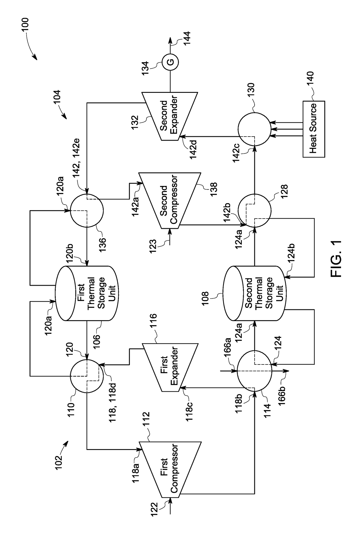 Thermoelectric energy storage system and an associated method thereof