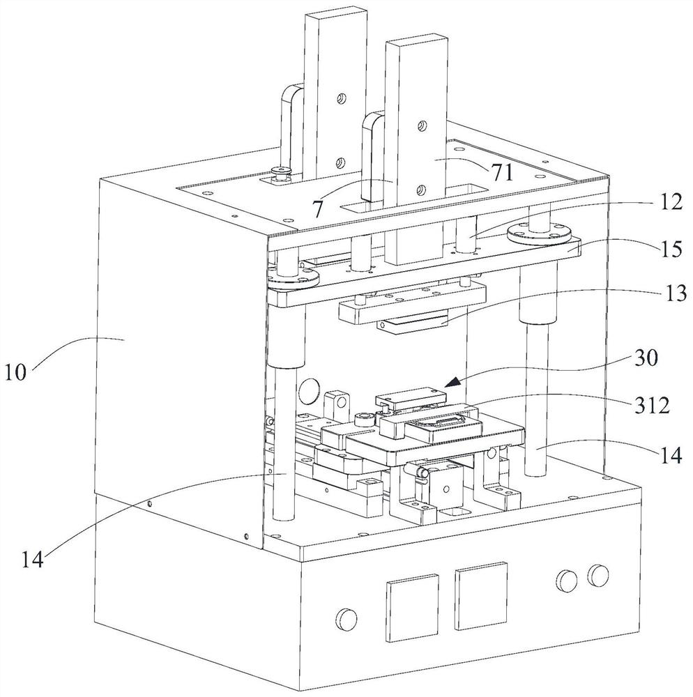 Hot pressing equipment and its anti-overflow glue fixture